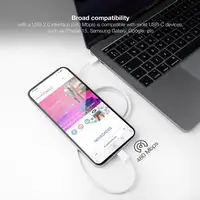 Nanocable Cable USB-C 2.0 60W 3A, USB-C/M-USB-C/M, Blanco, 1 m
