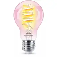 Philips Bombilla LED inteligente filamento RGB, base A60, 470 lm Philips Bombilla LED inteligente filamento RGB, base A60, 470 lm