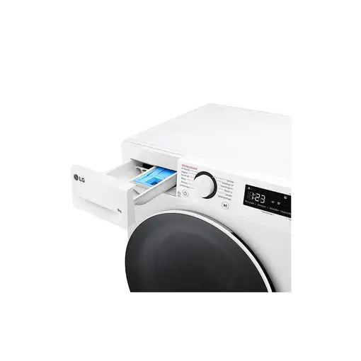 Lavadora carga frontal 9 kg 1360 RPM Blanco F4WR6009A0W LG