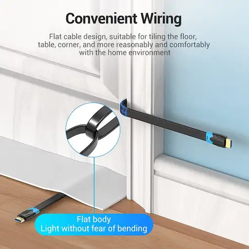 Vention AAKBH cable HDMI 2 m HDMI tipo A (Estándar) Negro