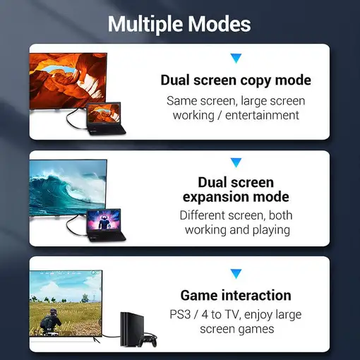 Vention AAKBL cable HDMI 10 m HDMI tipo A (Estándar) Negro