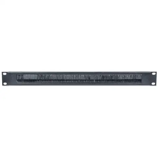 Intellinet Panneau passe-câbles 19", 1U, avec brosse, noir