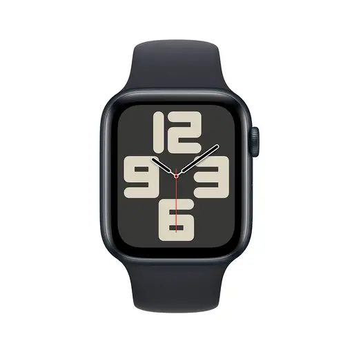 Apple Watch SE OLED 44 mm Digital 368 x 448 Pixeles Pantalla táctil Negro Wifi GPS