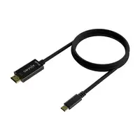 AISENS Cable Conversor USB-C A HDMI 4K@30Hz, USB-C/M-HDMI/M, Negro, 1.8M