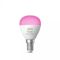 Philips Hue White and Color ambiance Bombilla esférica - Bombilla inteligente E14