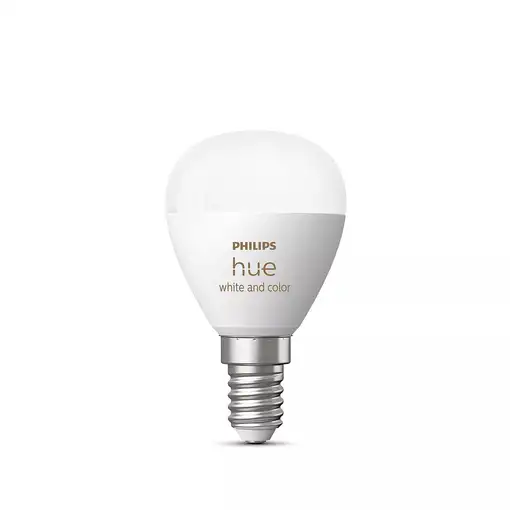 Philips Hue White and Color ambiance Bombilla esférica - Bombilla inteligente E14
