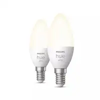 Philips Hue White Vela - Bombilla inteligente E14 - (paquete de 2)