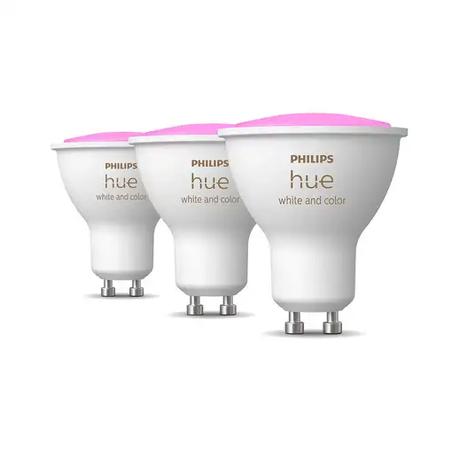 Philips Hue White and Color ambiance GU10 - foco inteligente - (paquete de 3)