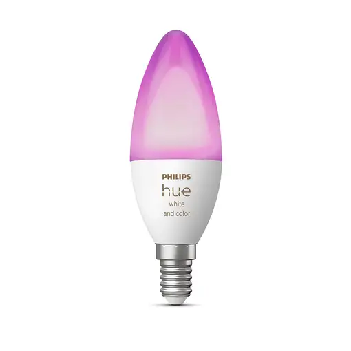 Philips Hue White and Color ambiance Vela - Bombilla inteligente E14
