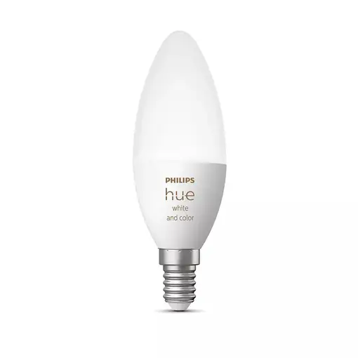 Philips Hue White and Color ambiance Vela - Bombilla inteligente E14