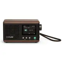 Pure Classic Mini Portátil Digital Crema de color, Madera