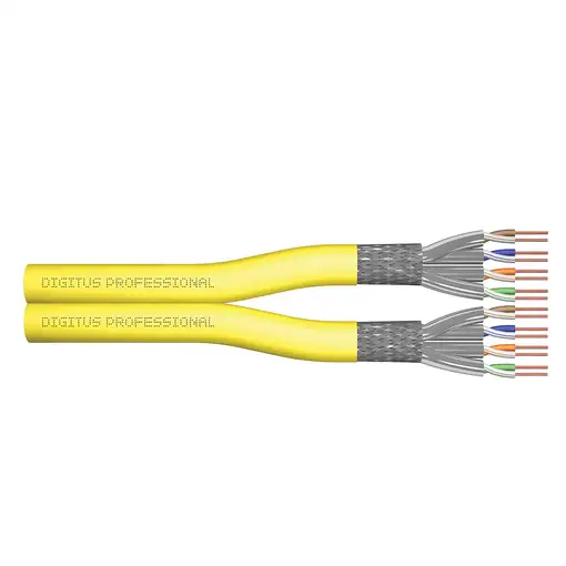 Digitus DK-1743-A-VH-D-5 cable de red Amarillo 500 m Cat7a S/FTP (S-STP)