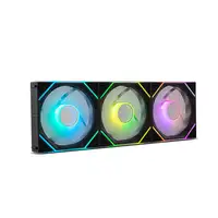 NOX Hummer Pro Link Carcasa del ordenador Refrigerador de aire 12 cm Negro 3 pieza