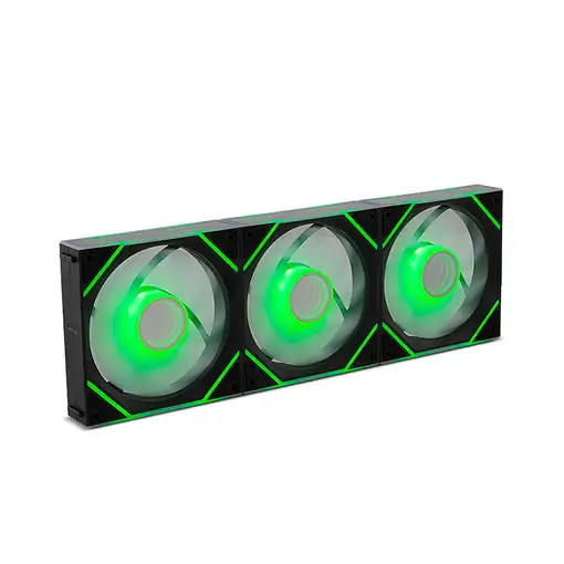 NOX Hummer Pro Link Carcasa del ordenador Refrigerador de aire 12 cm Negro 3 pieza