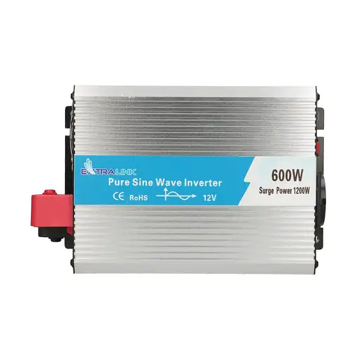 Extralink Convertidor de voltaje OPIP-600W 12V, 600W sinusoidal pura