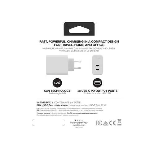 mophie 409909304 cargador de dispositivo móvil Portátil, Smartphone