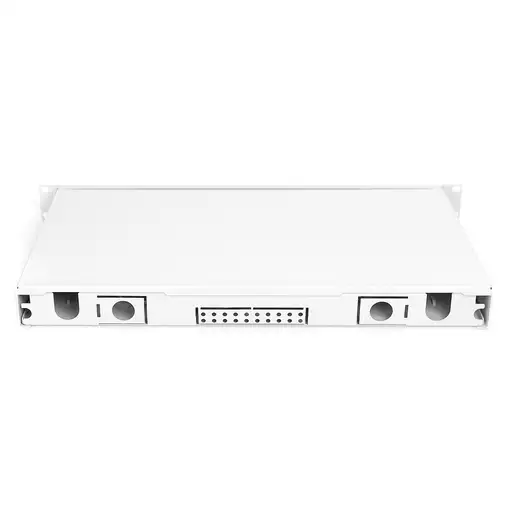 Digitus Caja de empalme de fibra óptica, 1U, equipada, LC, OM4