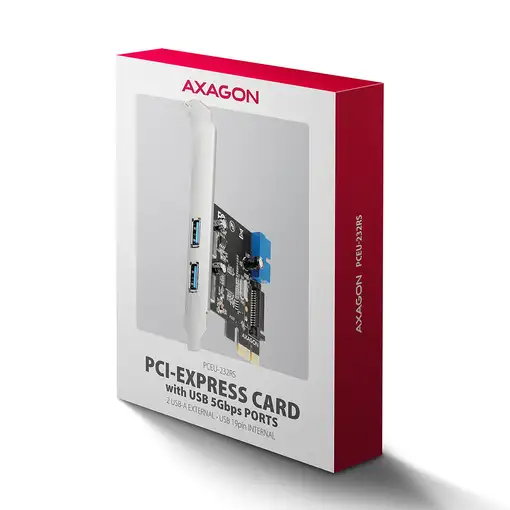 Axagon PCEU-232RS tarjeta y adaptador de interfaz Interno USB 3.2 Gen 1