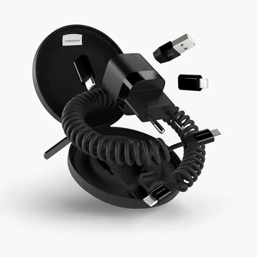 Vonmählen ACG00002 cargador de dispositivo móvil Universal Negro Corriente alterna