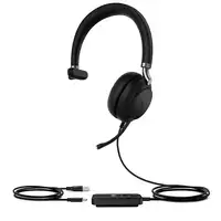 Yealink UH38 Mono Teams Auriculares Inalámbrico y alámbrico Diadema Oficina/Centro