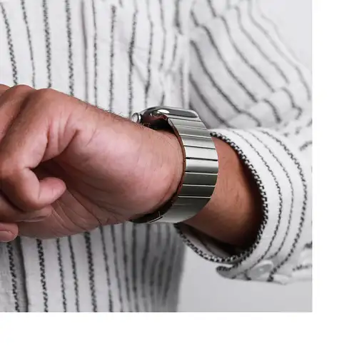 Vonmählen Link Bracelet Pro Correa Arena Acero inoxidable