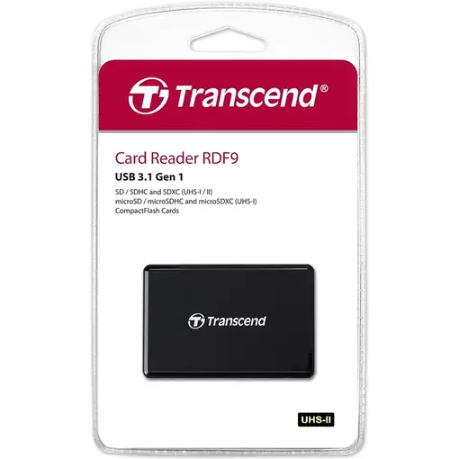 Transcend TS-RDF9K2 lector de tarjeta MicroUSB Negro