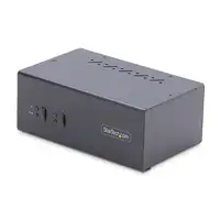 StarTech.com Switch KVM de 2 Puertos DisplayPort para 2 Monitores - Conmutador KVM