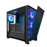 CoolBox GAMING CAJA ATX GE2000 DUALVIEW USB-C 3.2 GEN1 + 4 VENT.ARGB FRONTAL CRIST