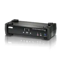 ATEN Switch KVMP™ DisplayPort 4K USB 3.0 de 2 puertos (cables incluidos)