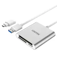 UNITEK Y-9313 lector de tarjeta USB 3.2 Gen 1 (3.1 Gen 1) Plata