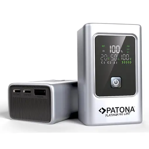 PATONA 4238 batería externa Ión de litio 10000 mAh Plata