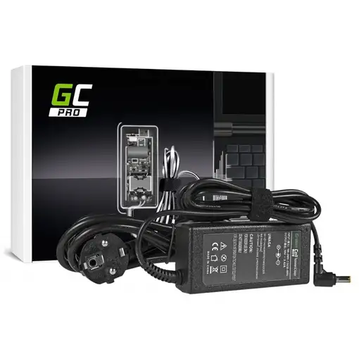 Green Cell AD01P adaptador e inversor de corriente Interior 60 W Negro
