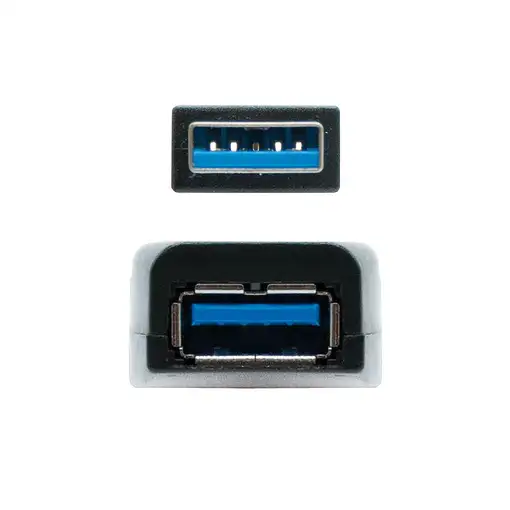 Nanocable Cable USB 3.0 prolongador con amplificador, tipo A/M-A/H, 10m