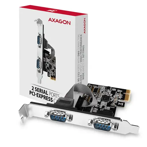 Axagon PCEA-S2N tarjeta y adaptador de interfaz Interno RS-232