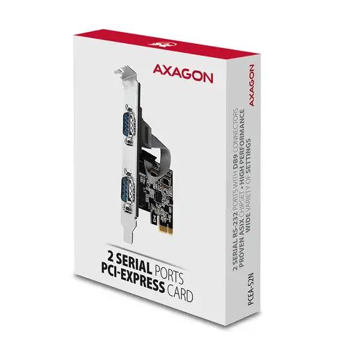 Axagon PCEA-S2N tarjeta y adaptador de interfaz Interno RS-232