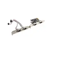Lanberg PCE-DB9-004 tarjeta y adaptador de interfaz Interno PCIe
