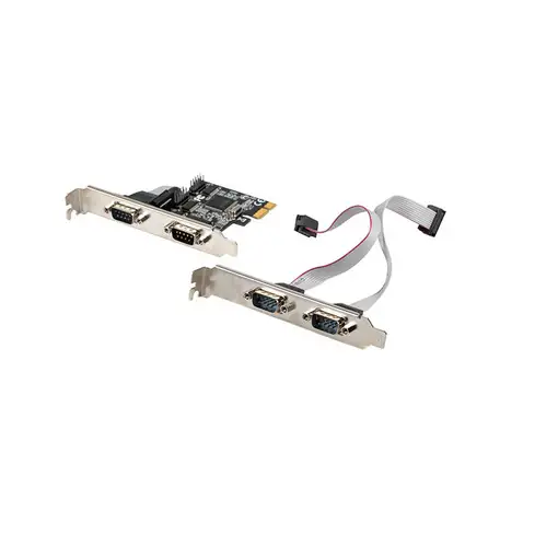 Lanberg PCE-DB9-004 tarjeta y adaptador de interfaz Interno PCIe