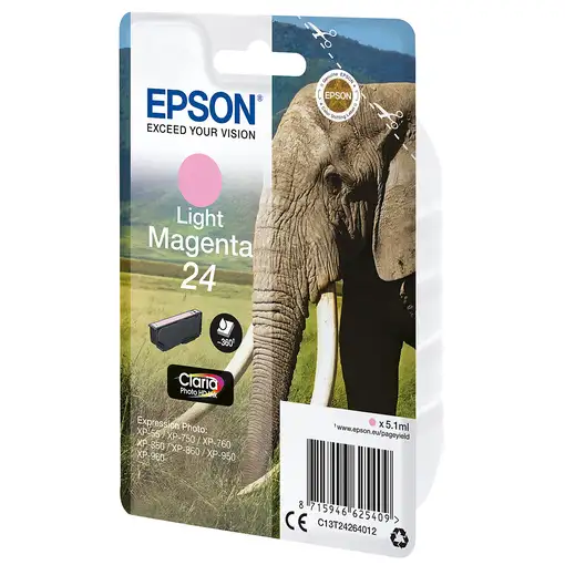 Epson Elephant Cartucho 24 magenta claro (etiqueta RF)
