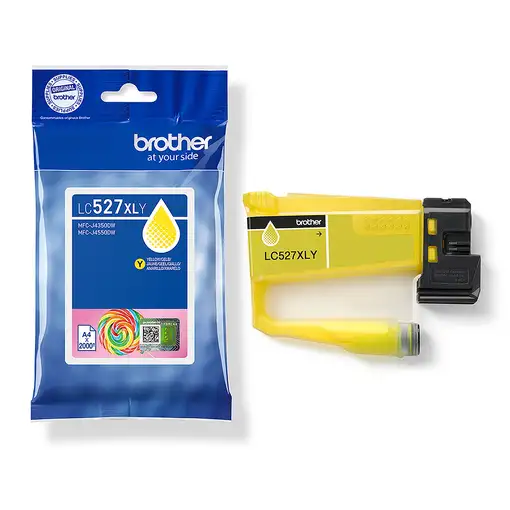 Brother LC527XLY cartucho de tinta 1 pieza(s) Original Alto rendimiento (XL) Amari