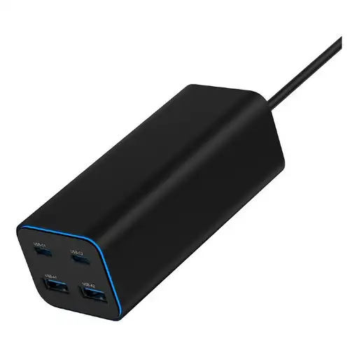 Gembird TA-UC-2A2C-PD100-01-BK cargador de dispositivo móvil Portátil, Smartphone