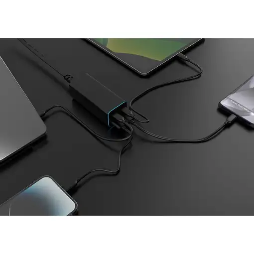 Gembird TA-UC-2A2C-PD100-01-BK cargador de dispositivo móvil Portátil, Smartphone