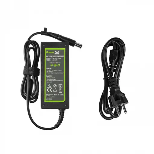 Green Cell AD12P adaptador e inversor de corriente Interior 65 W Negro
