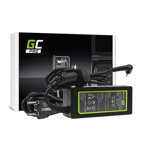Green Cell AD123P adaptador e inversor de corriente Interior 65 W Negro