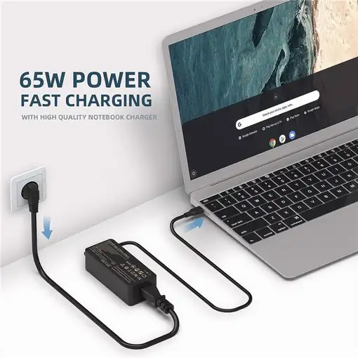 Lenovo 01FR030 adaptador e inversor de corriente Interior 65 W Negro