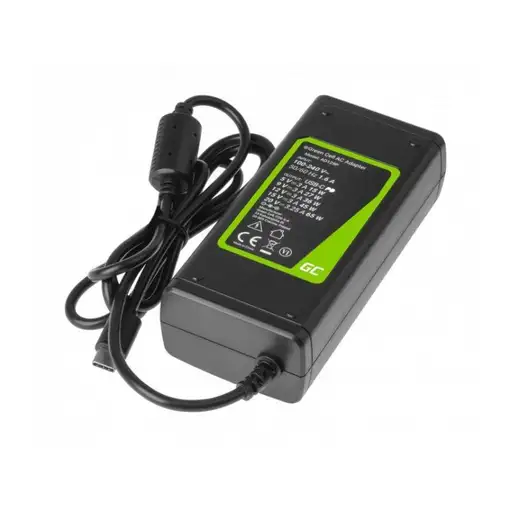 Green Cell AD134P adaptador e inversor de corriente Interior 65 W Negro