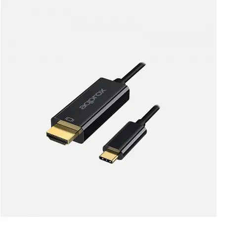 Approx APPC52 cable HDMI 0,12 m USB-c Negro