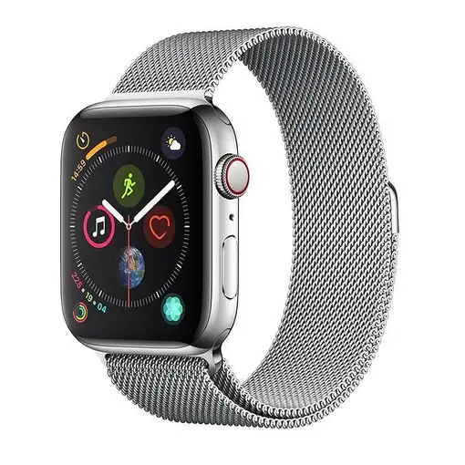 Devia 325076SL MILANESE LOOP 44MM SLVR Grupo de rock Plata Acero inoxidable