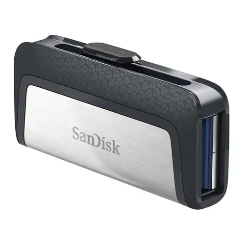 SanDisk 173338 unidad flash USB 64 GB USB Type-A / USB Type-C Negro, Plata