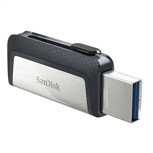 SanDisk 173338 unidad flash USB 64 GB USB Type-A / USB Type-C Negro, Plata