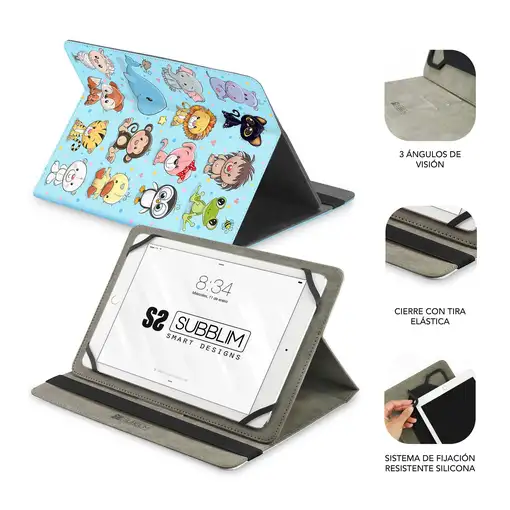 Funda Tablet Universal Trendy Case Animals 9.6\ a 11\